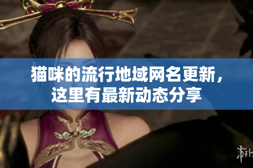 貓咪的流行地域網(wǎng)名更新，這里有最新動態(tài)分享