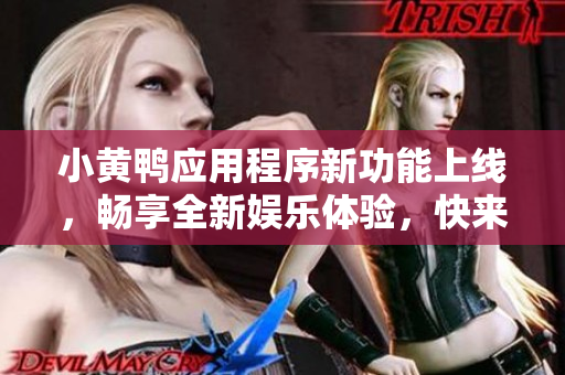小黃鴨應(yīng)用程序新功能上線，暢享全新娛樂體驗，快來試試吧